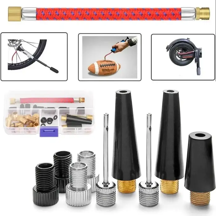 Kit de gonflage de pneus 21/30 pièces avec adaptateur de tuyau d'air