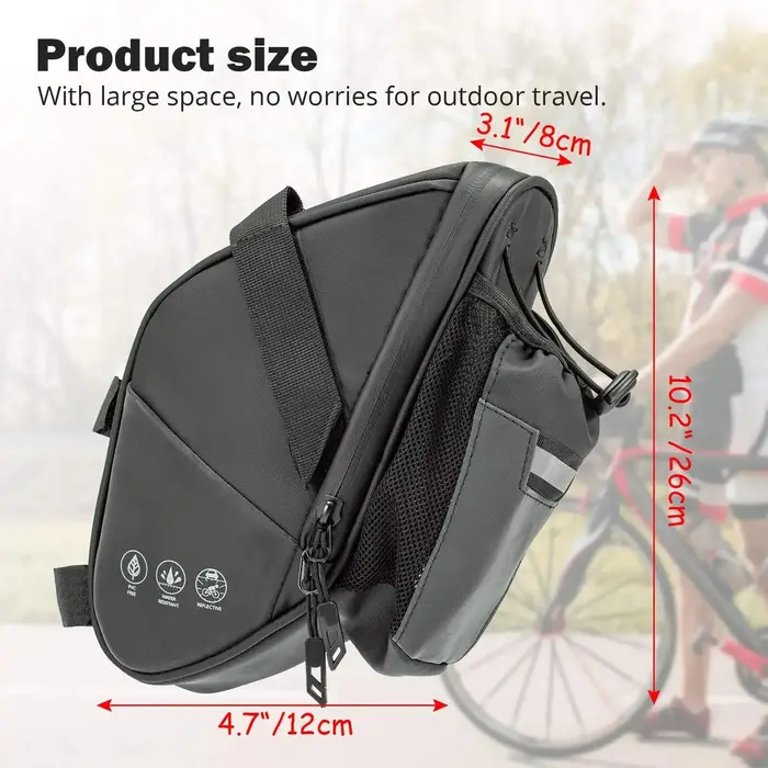 Sac de selle de vélo étanche