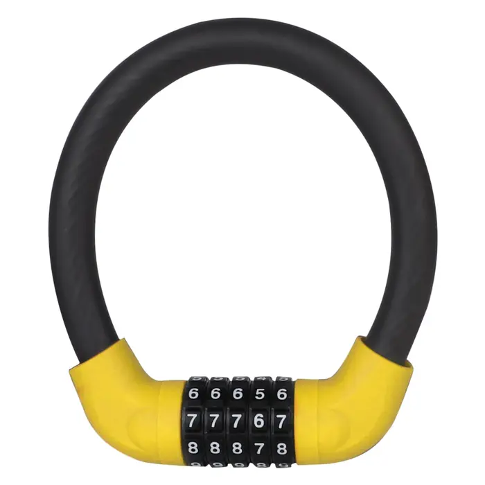 Antivol de vélo à code à 5 chiffres, antivol universel pour vélo, équipement de sécurité pour vélo,