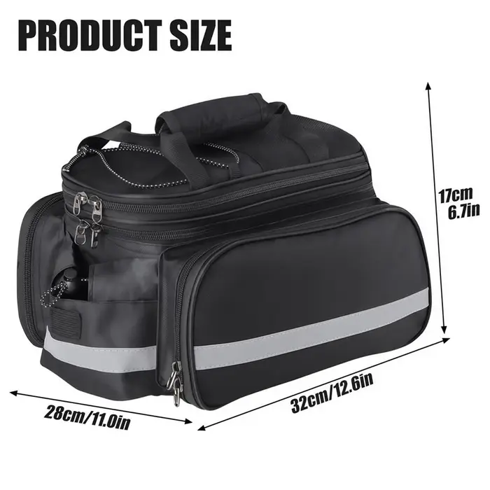 Sac de porte-bagages arrière pour vélo