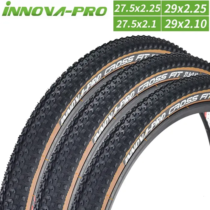 INNOVA PRO 29x2.1/2.25 27.5x2.1/2.25 vtt pneu de vélo 29 pouces ultraléger anti-dérapant 60TPI acier filaire bord marron