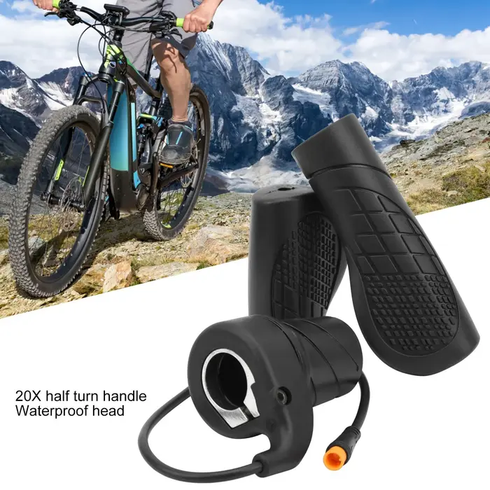 Poignée d'accélérateur demi-torsion pour vélo électrique