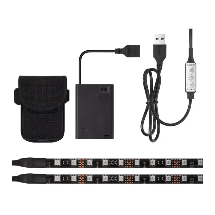 Bande LED étanche pour Scooter électrique, bande à Diode Flexible pour Skateboard, vélo, sécurité, l