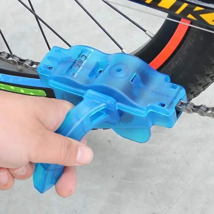 Ensemble de lave-chaîne de vélo de montagne, outil de nettoyage et d'entretien d'huile lubrifiante pour lave-chaîne de vélo