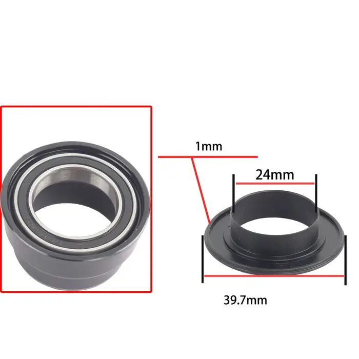 Adaptateur de support de pédalier de vélo, 1 pièce, patch de couverture latérale de vélo pour DUB BS