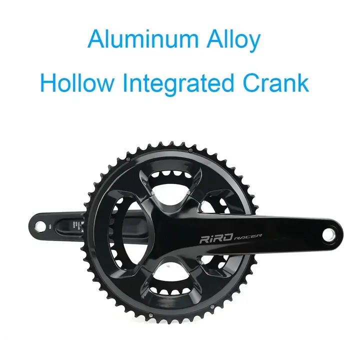 RIRO RACER R9 pédalier de vélo de route Hollowtech conception intégrée 170mm 110BCD 34-50T/39-53T doubles plateaux pour des rigides supérieures