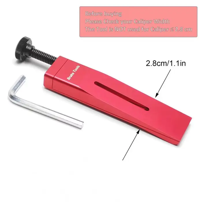 Outil de presse à Piston de frein de vélo avec clé