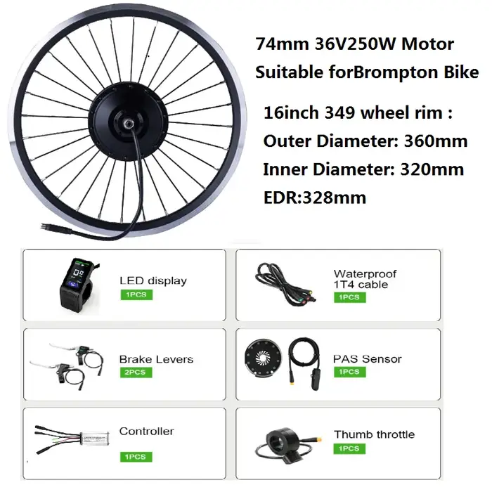 Brompton – Kits de Conversion de vélo électrique