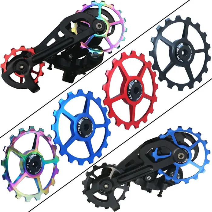 10T 11T 12T 13T 14T 15T 16T 17T vtt vélo de route dérailleur arrière poulie rouleau roulement en céramique Guide roue Jockey pour Shimano Sram