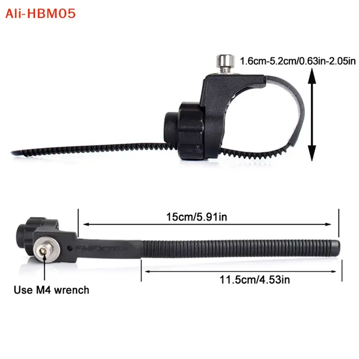 (HB05) Support de fixation de fourche de vélo en 2 parties, anneau de garde-boue réglable, adaptateur de porte-bagages avant et arrière