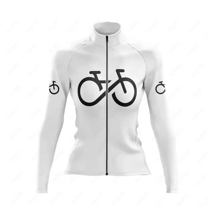 Maillot de cyclisme à manches longues pour femmes