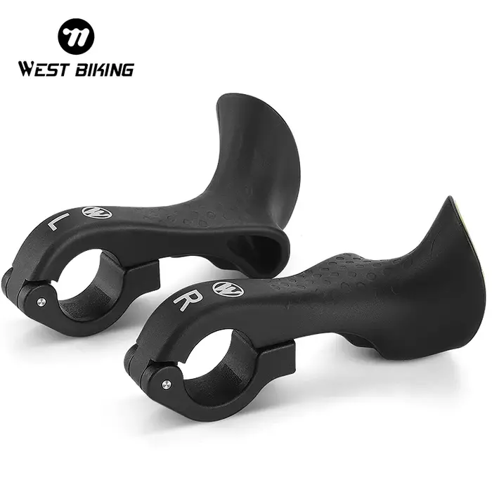 WEST BIKING 1 paire d'extrémités de barre de vélo léger ergonomique Extension