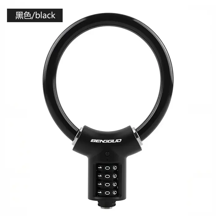 Antivol à combinaison 4 chiffres pour vélo - Cadenas universel robuste pour VTT/trottinette/moto - P
