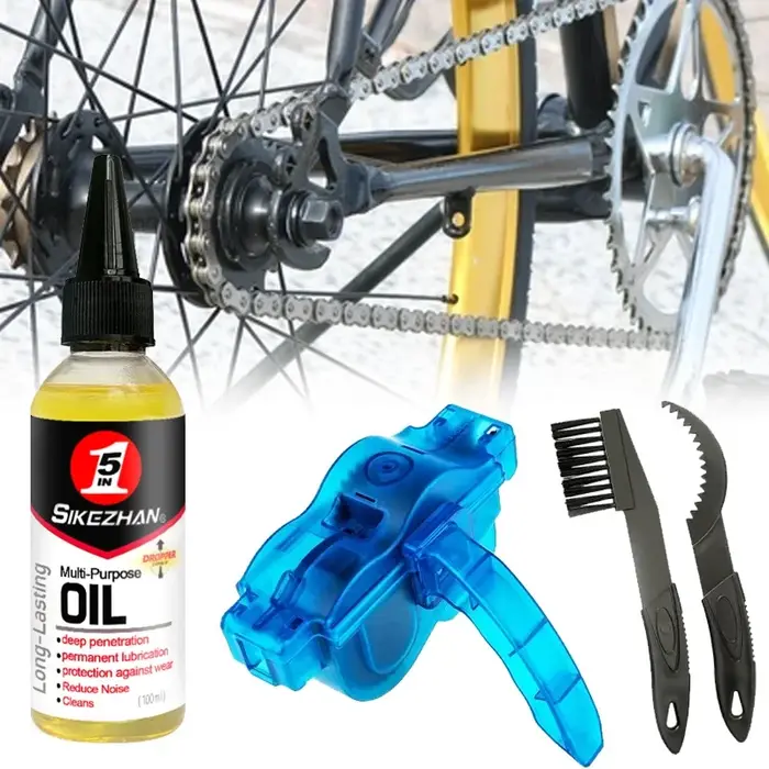 Kit de nettoyage et de lubrification pour chaîne de vélo