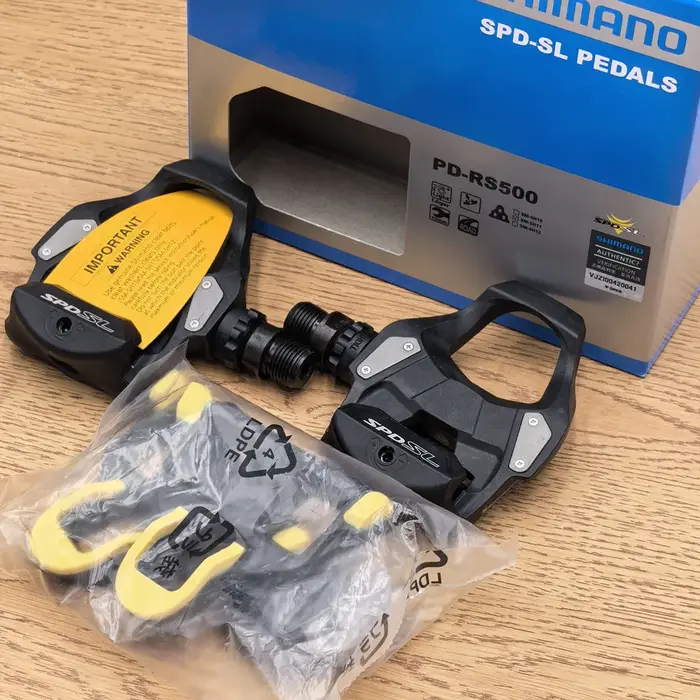 Pédales SPD-SL originales pour vélo de route Shimano PD-RS500