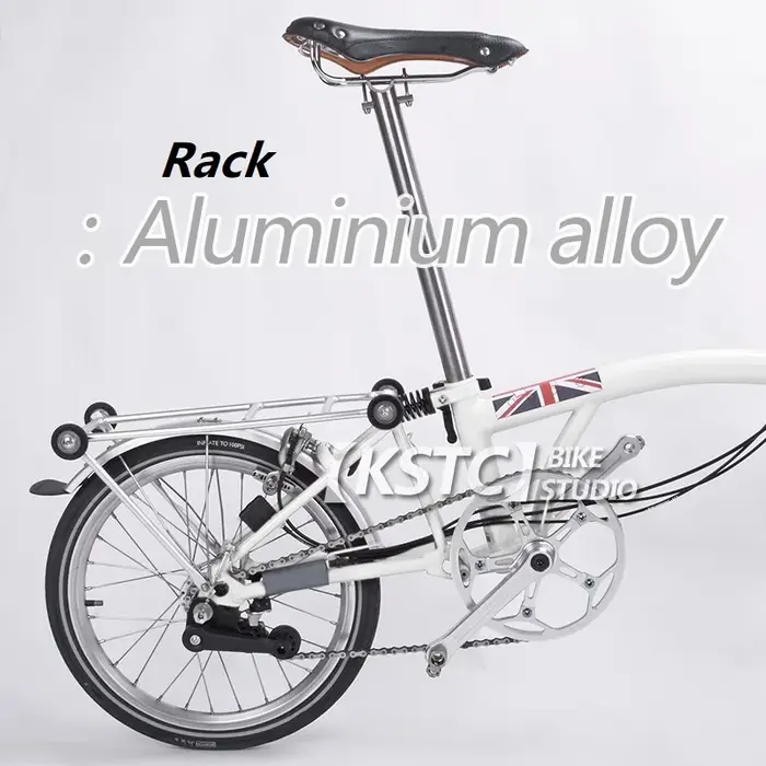 Pour Brompton supports arrière vélo pliant Easywheel