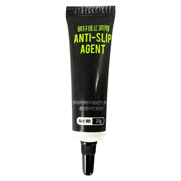 Agent antidérapant en fibre de carbone pour guidons de vélo, potences de selle, graisse antidérapant