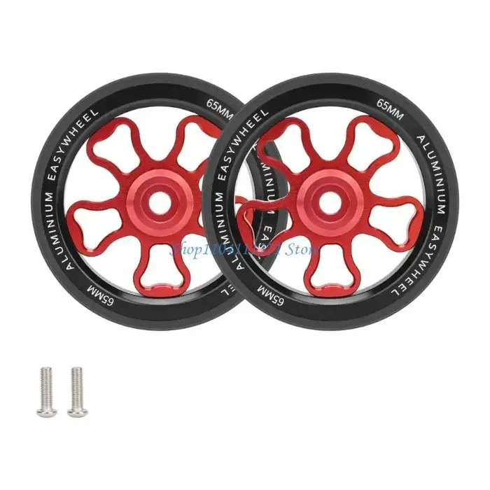 Roue de remplacement légère pour vélo pliant, en alliage d'aluminium, facile à pousser facilement, a