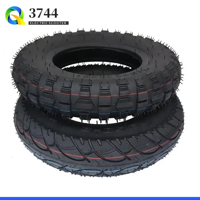 Pneu de route 3.50-8 avec chambre à air à valve courbée pour Z50 R J Mini Dirt Bike