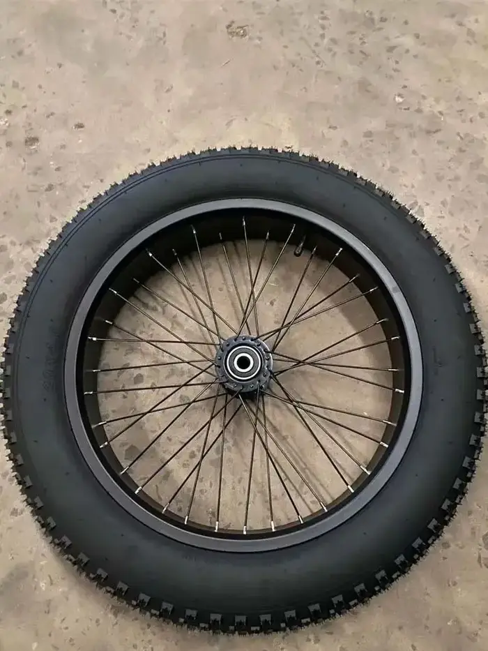 Roue de vélo à trois roues de 20 pouces * 4.0 / Roue de vélo tout-terrain / Roue gauche / droite à 36 trous