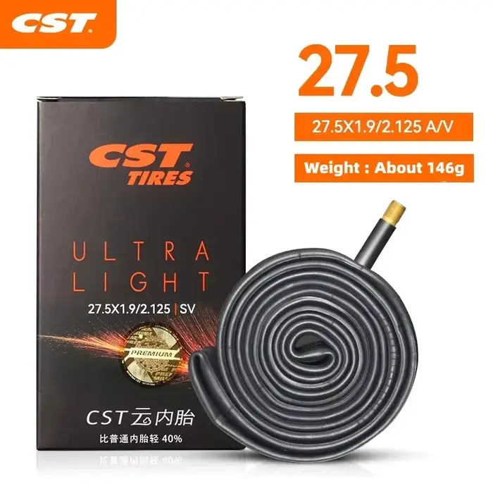 Chambre à air de vélo VTT ultra-légère CST 26 27.5 29