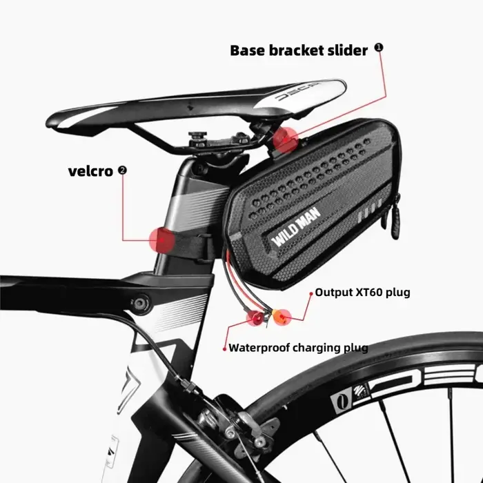 Batterie de vélo électrique 48v 36v 10Ah 12Ah