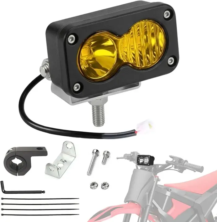 Phare de vélo électrique 20W 6000-6500K blanc étanche