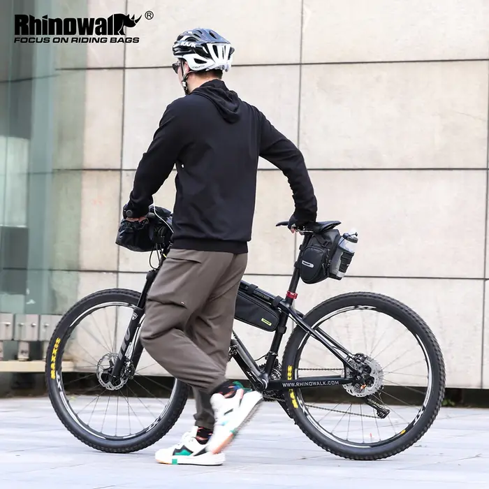 Rhinowalk – sac de selle de vélo étanche avec poche pour bouteille d'eau