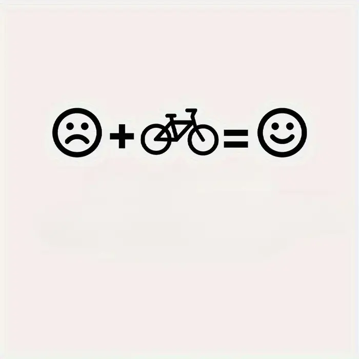 1 ensemble d'autocollants décoratifs pour vélo