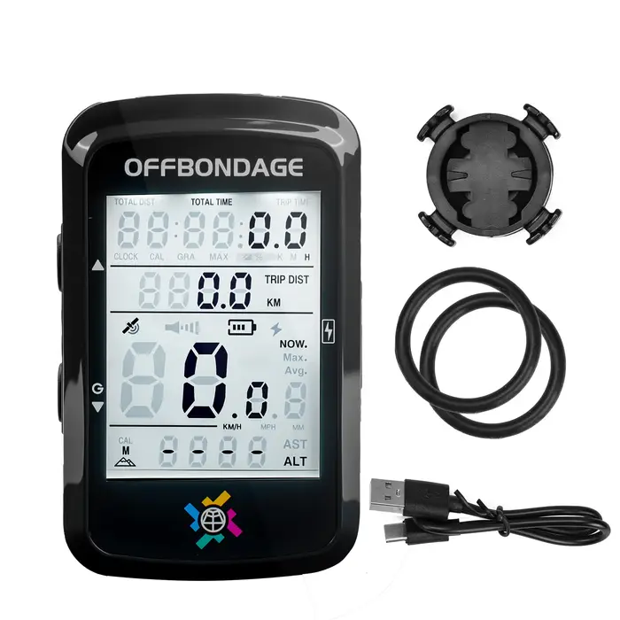 OFFBONDAGE GPS ordinateur de vélo 2.6 pouces compteur kilométrique de cyclisme compteur de vitesse s