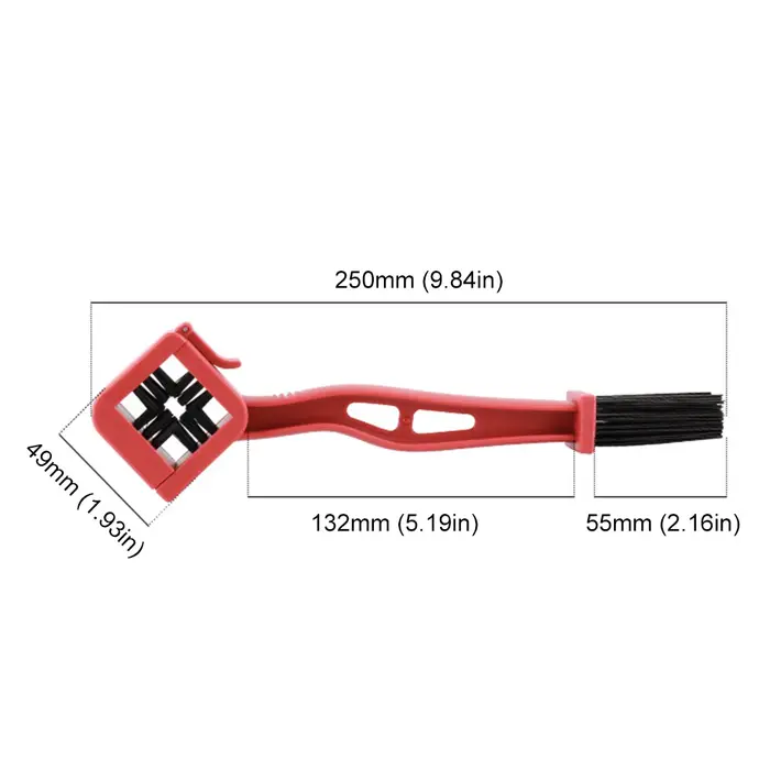Brosse de nettoyage de chaîne de vélo