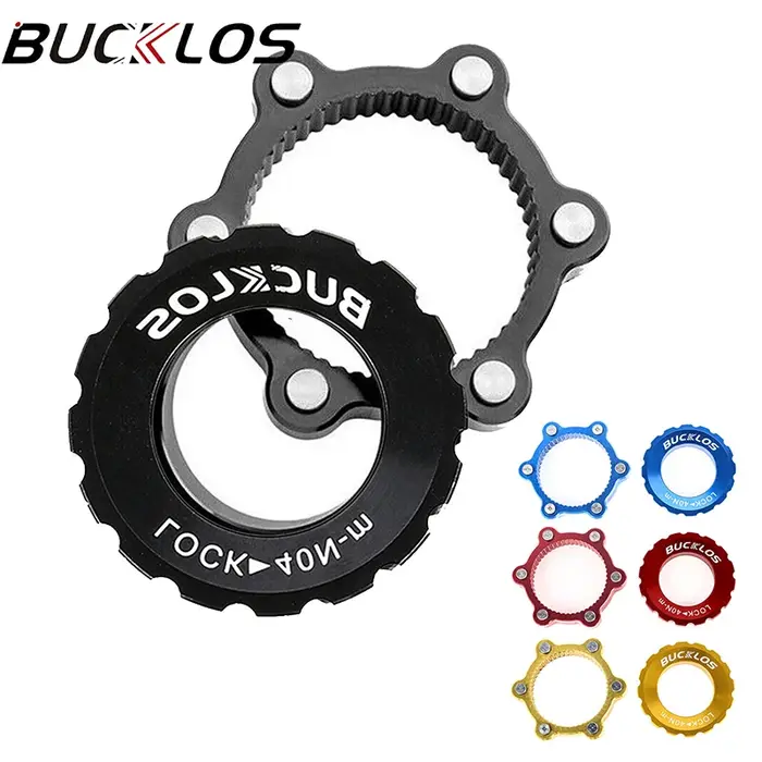 BUCKLOS – adaptateur de verrouillage central de vélo à 6 trous, Conversion de verrouillage central d