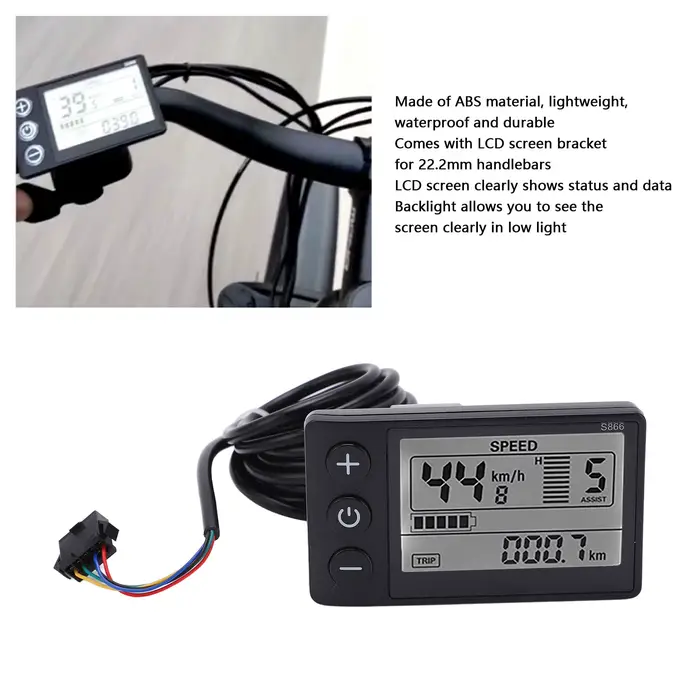 Compteur d'affichage LCD pour scooter électrique