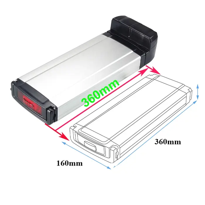 Batterie arrière pour vélo électrique