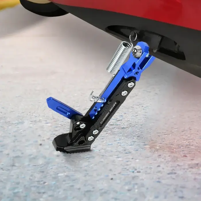 Support de moto électrique monocylindre CNC coloré réglable en alliage d'aluminium pour cadre