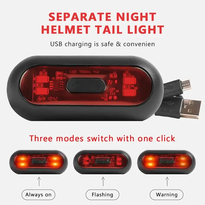 BLALION – feu arrière de casque de moto