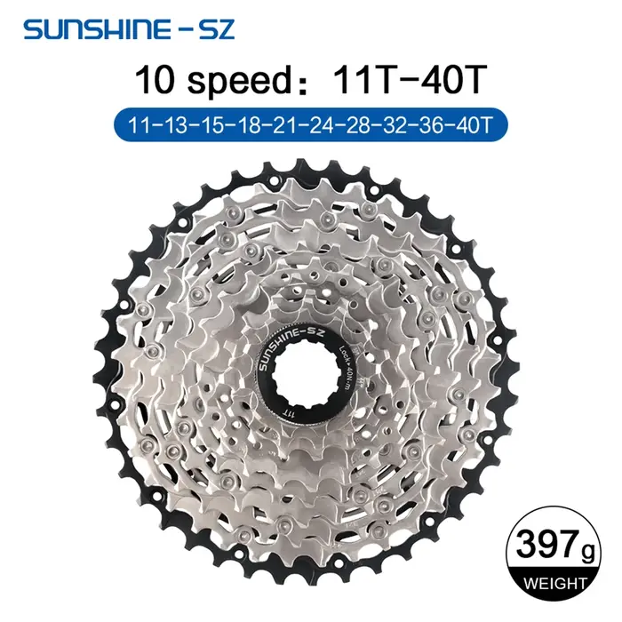 SUNSHINE – Cassette de vélo de montagne 8 9 10 11 12 vitesses, roue libre Extra légère 40 42 45 46T 