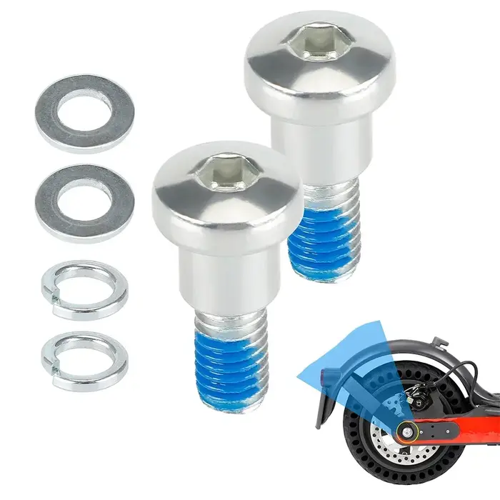2 1 paire de vis à boulon fixe pour roue arrière de Scooter électrique
