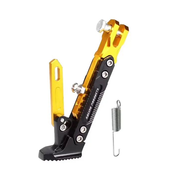 Support de moto électrique monocylindre CNC coloré réglable en alliage d'aluminium pour cadre