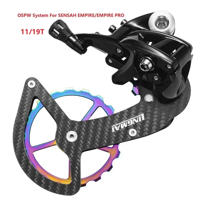 SENSAH dérailleur arrière 11/12 vitesses Cage longue (Max. 34 dents) dérailleur de vélo de route Cag