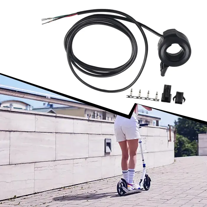 Accélérateur de déclenchement de doigt de pouce de vélo électrique 3 broches