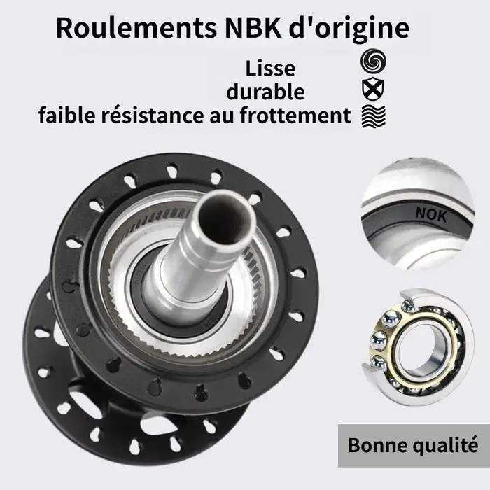 Moyeu arrière VTT TITMGER Noisy Cube Pro7 32 trous Boost 12x148 HG XD Micro Spline 6 cliquet pour Shimano SRAM