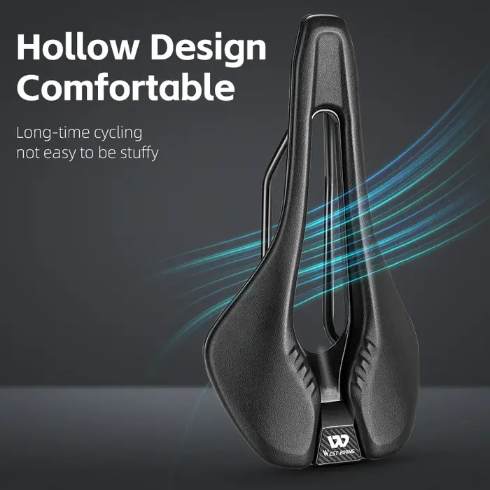 Selle de vélo de route WEST BIKING 140 mm