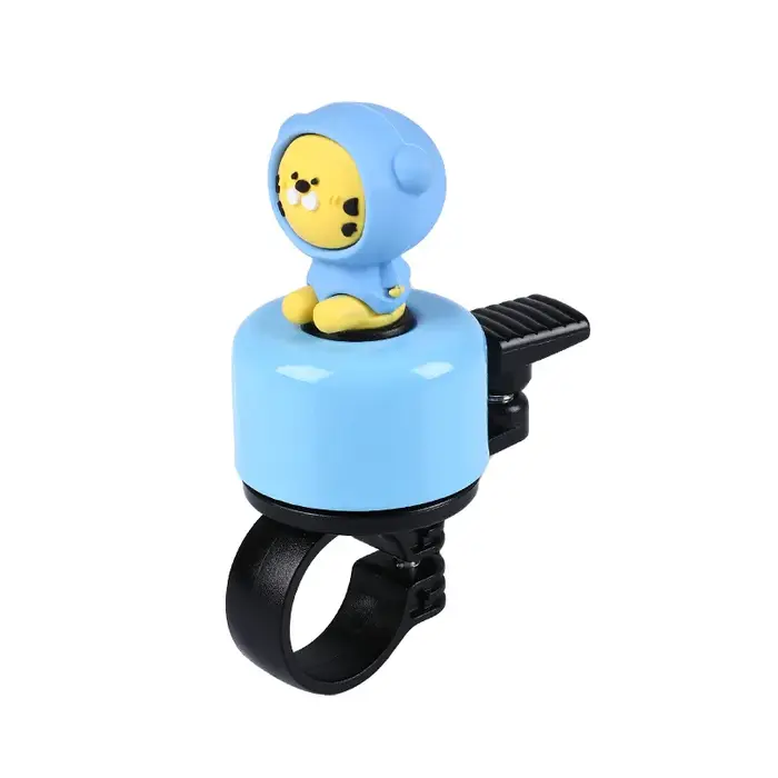 Mini cloche de vélo pliante avec motif animal de dessin animé, son fort, route, montagne, guidon d'e