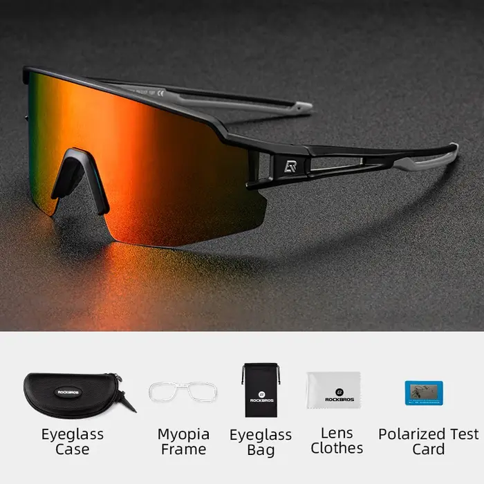 ROCKBROS lunettes de cyclisme lentille polarisée photochromique lunettes de vélo UV400 lunettes de P