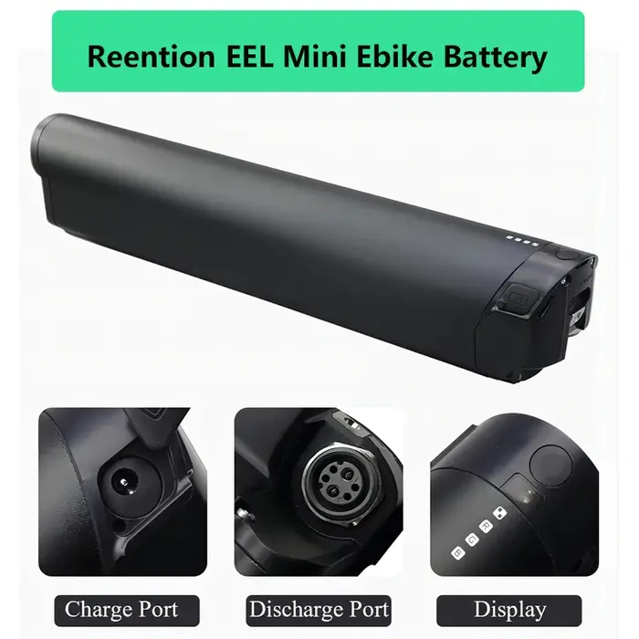 Batterie de vélo électrique Reention EEL Mini EBike 36V 10.4Ah 10.5Ah 14AH pour Three Phase One Minerva Zündapp Z810