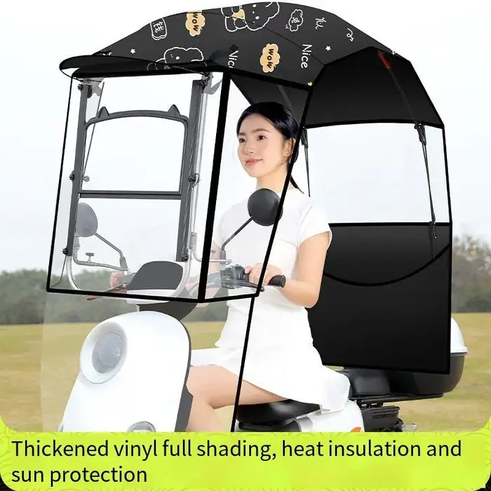 Auvent universel pour scooter électrique