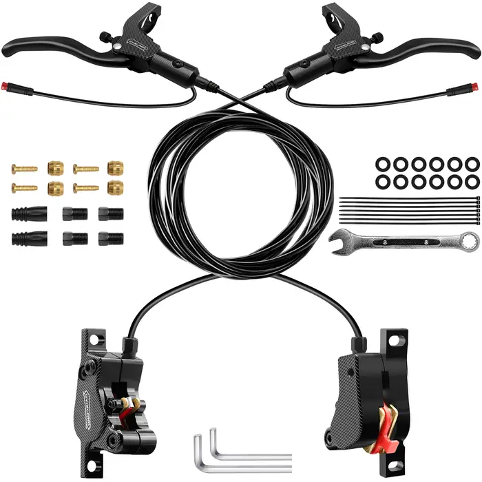 Ensemble de freins à disque hydrauliques pour vélo électrique DYISLAND LD200 2 pistons