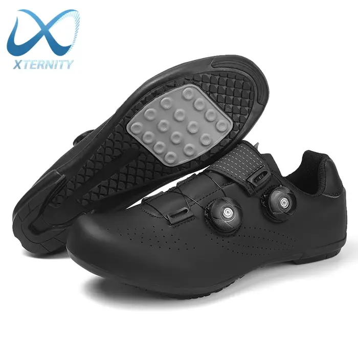 2025 hommes chaussures de cyclisme sans verrouillage sans crampons vélo de route Sneaker sans