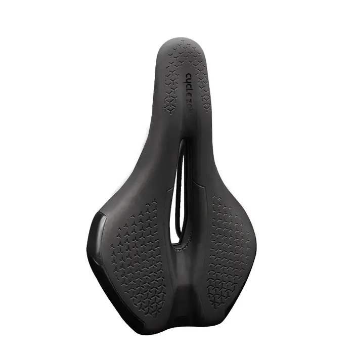 Selle de vélo antichoc en cuir PU respirant creux